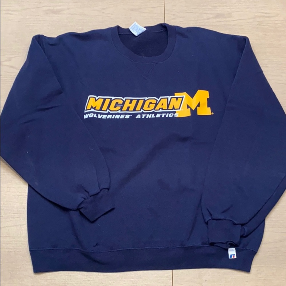 Vintage University of Michigan Athletics Crew Neck